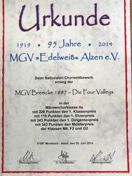 Four Valleys räumen beim Chorwettbewerb in Morsbach ab