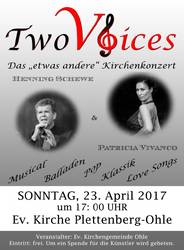 Two Voices - Das etwas andere Kirchenkonzert mit Patricia Vivanco und Henning Schewe